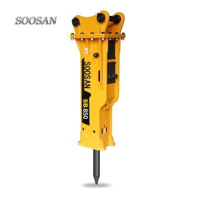 Soosan Hydraulic Rock Jack Hammer Good Quality Factory Price Excavator Sb50 Hydraulic Breaker