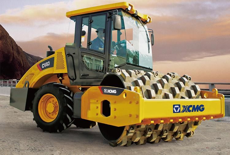 XCMG Official Manufacturer Single Drum Vibratory Roller CV83u