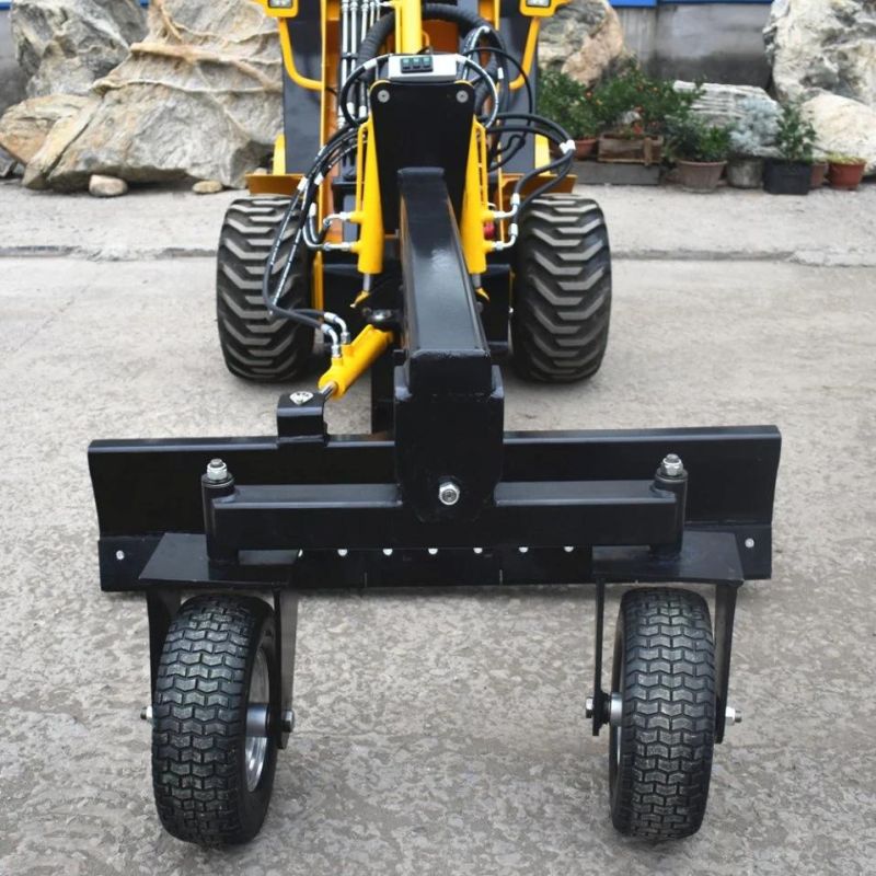 Small Skid Steer Attachments Hydraulic Adjusting Mini Grader Blade