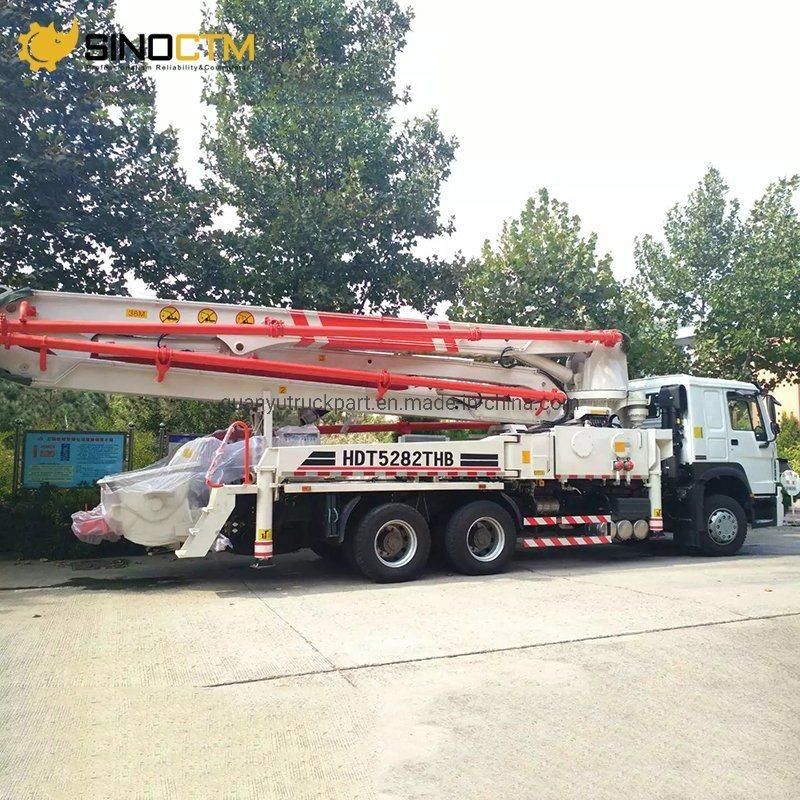 Manufacturer Mounted Machinery Equipment 39m Boom Concrete Placing Building Construction Machine Truck