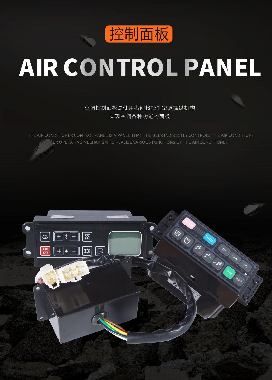 Factory Wholesale Excavator Air Conditioning Control Panel Dx Wiper Water Spray Switch Excavator Accessories