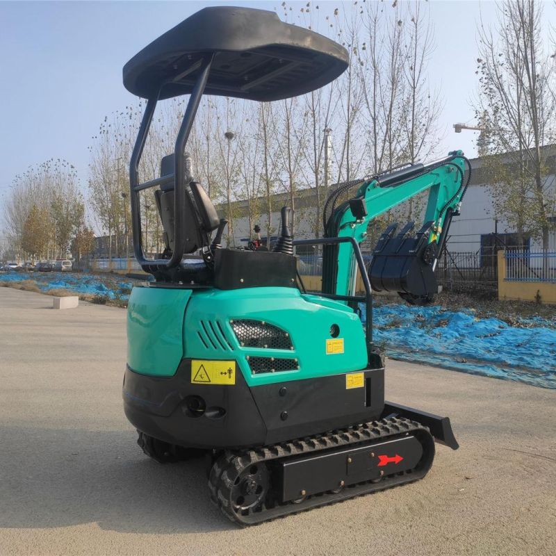 Earthmoving Machinery 1.8ton Mini Excavator with Beautiful Blue Colour