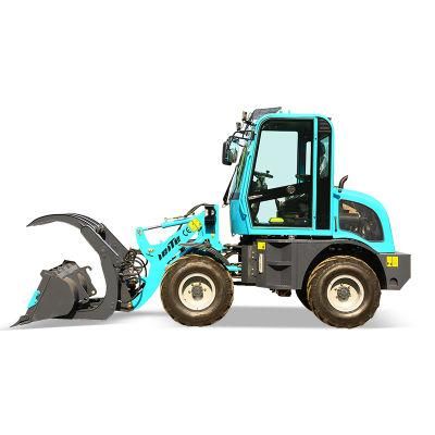 Factory Direct 2 Tons 920 4WD Hydraulic Front Wheel Loader with Snow Blade