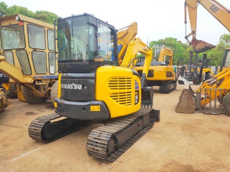 Used Komatsu Mini Excavator/Mini Digger. Komatsu PC55mr Crawler Excavator for Sale
