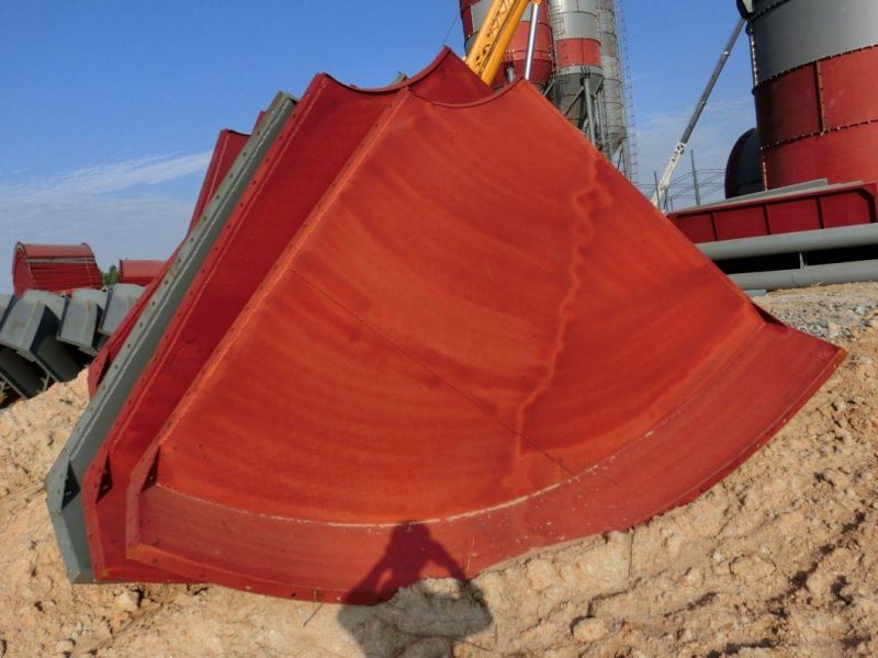 1000 Ton Cement Silo for Bulk Material Transfer Station
