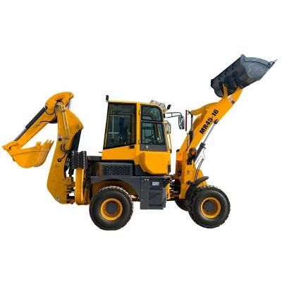 Small 4X4 Loader Tractor Mr45-16 1.6ton Backhoe Loader