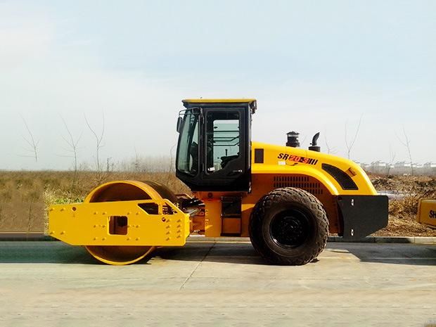 Shantui 10 Ton Cummins Static Single Drum Vibrator Road Roller