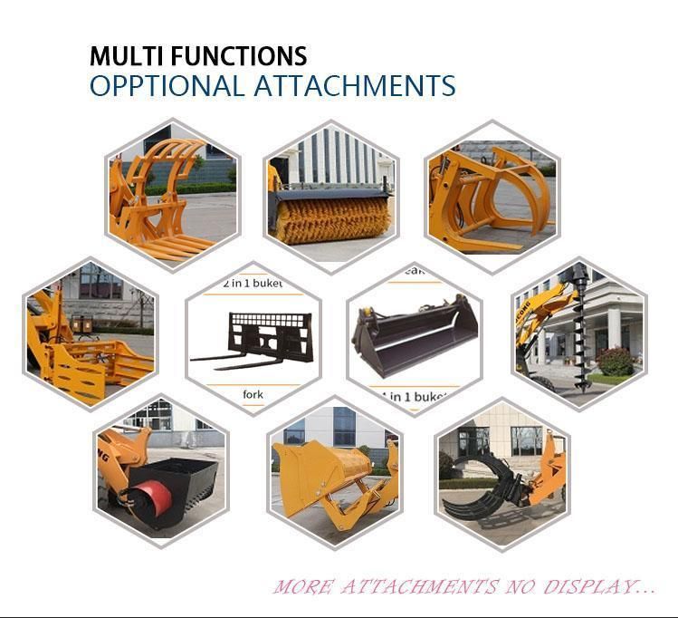 Lugong Factory High Quality Argricultural Small Mini Compact Front End Wheel Loader T938 Parts for Many Use