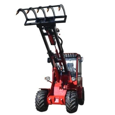 4 Wheel Drive 2000kg Mini Farm Front End Loader with Euro Engine