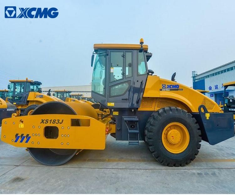 XCMG Official New 18 Ton Compactor Single Drum Vibratory Road Roller Xs183j Price
