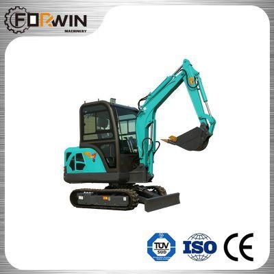 2.5 T Small Backhoe Digger Fw25b Mini Hydraulic Pump Rubber Crawler Track Excavators Cheap Price for Sale