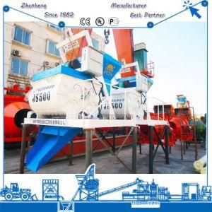 Js500 500L Portable Small Double Shaft Cement Concrete Mixer for Sale