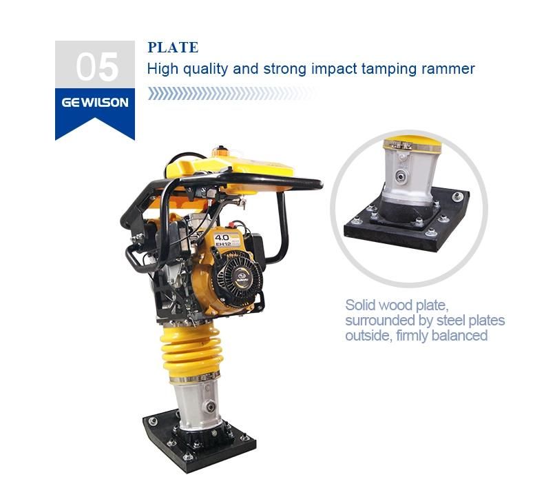 Double Air Filter Road Tamping Rammer