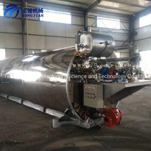 Batch Asphalt Plant Tank Bitumen Tanker Truck Trailer with Oil Burner ISO SGS Standard