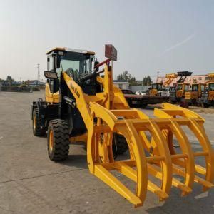 Multifunction Tractor Front End Wheel Loader with Log Gripper for Farmers