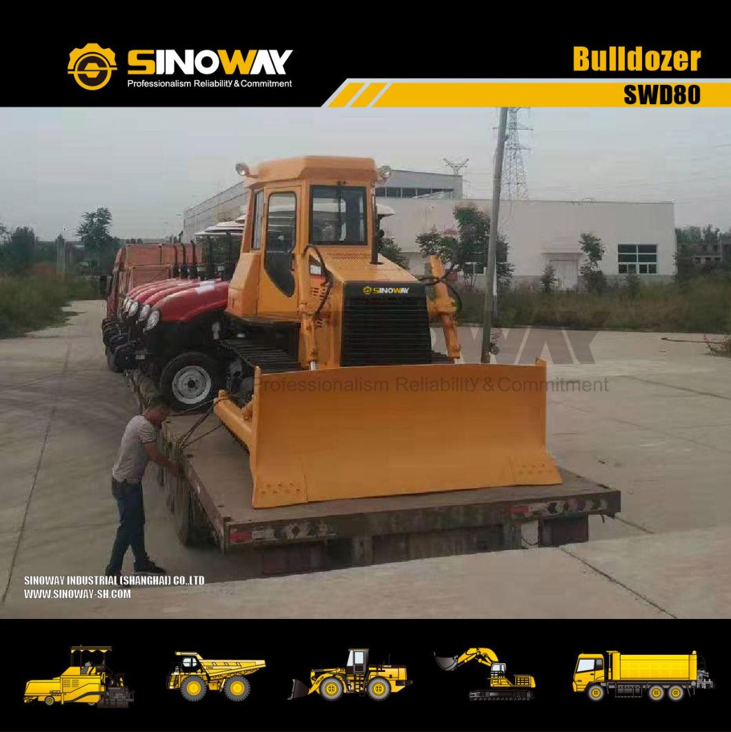 80HP Crawler Mini Dozer for Engineering and Farmland