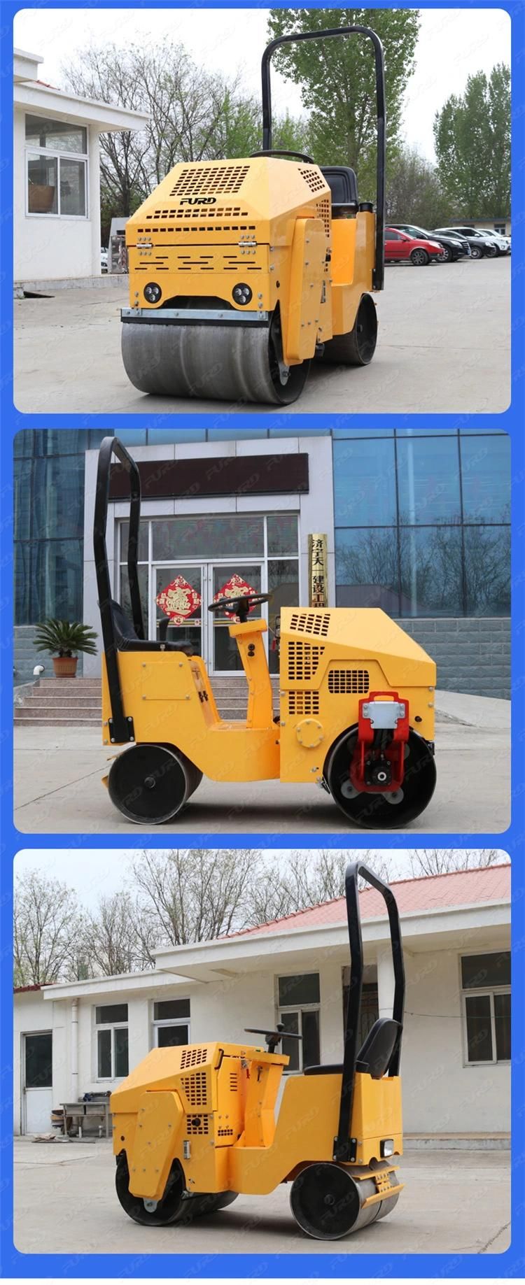 0.8 Ton Hydraulic Double Drums Road Roller
