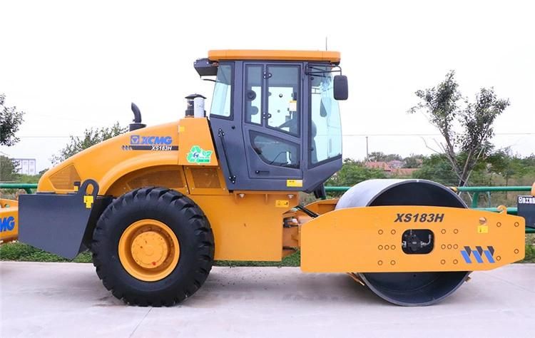 XCMG 18 Ton Xs183h New China Single Drum Vibratory Road Roller Compactor Machine Price for Sale
