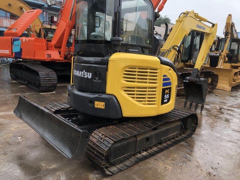 Low Working Hour Used Komatsu PC55mr PC55 5t Mini Excavator