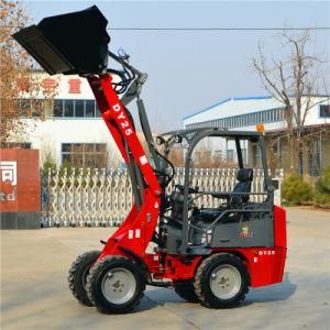 600kg Mini Front End Wheel Loader Dy25 Front Tractor Loader with Ce