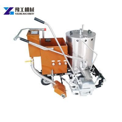 Hand Push Thermoplastic Road Marking Paint Kneading Machine Truck