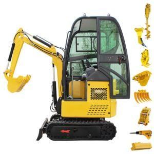 Best Price Mini Excavator 0.8ton 1.0ton with EPA Engine Excavator for Sale