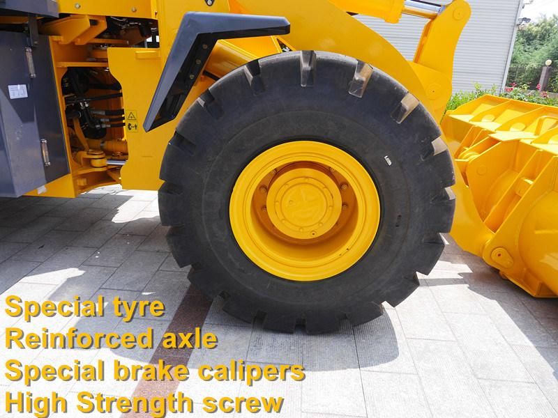 2018 New 5ton Front Wheel Loader Price List