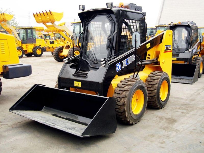 XCMG Xt750 Chinese New 1 Ton Mini Multifunction Skid Steer Loader