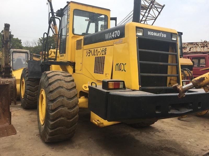 Used Cheap Wheel Loader Wa470 Komatsu with High Quality