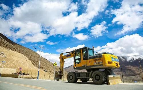 XCMG Official Hydraulic Excavator Xe150wb 15 Ton Bucket Wheel Excavator