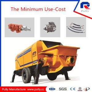 Pully Manufacture Diesel Mobile Cement Pump (HBT50.10.75RS)