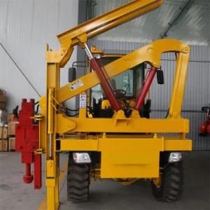 High Efficient Vibratory Piling Machine for Road Construction
