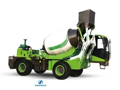 Self Loading Diesel Portable Concrete Mixer Machine with Pump Truck to Make Concrete Blocks with Lift Concrete Mixer Truck