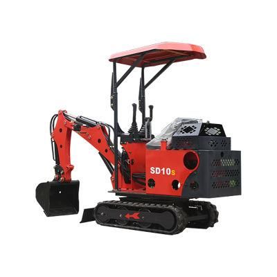 800kg Super Mini Excavator Digger Micro Excavator for Sale SD10s