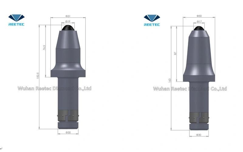 30mm Conical Tools Coal Mining Picks of Superwear Resistant