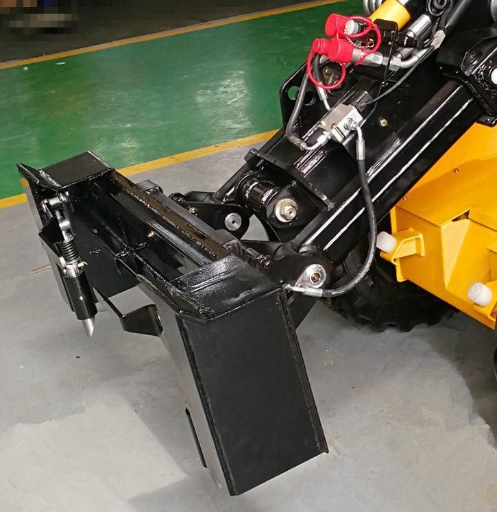 Pallet Forks Telescopic Wheel Loader of Hydraulic and Adjustable