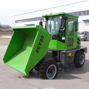 Front Tipping 2000kg 4X4 Wheel Drive Mini Dumper