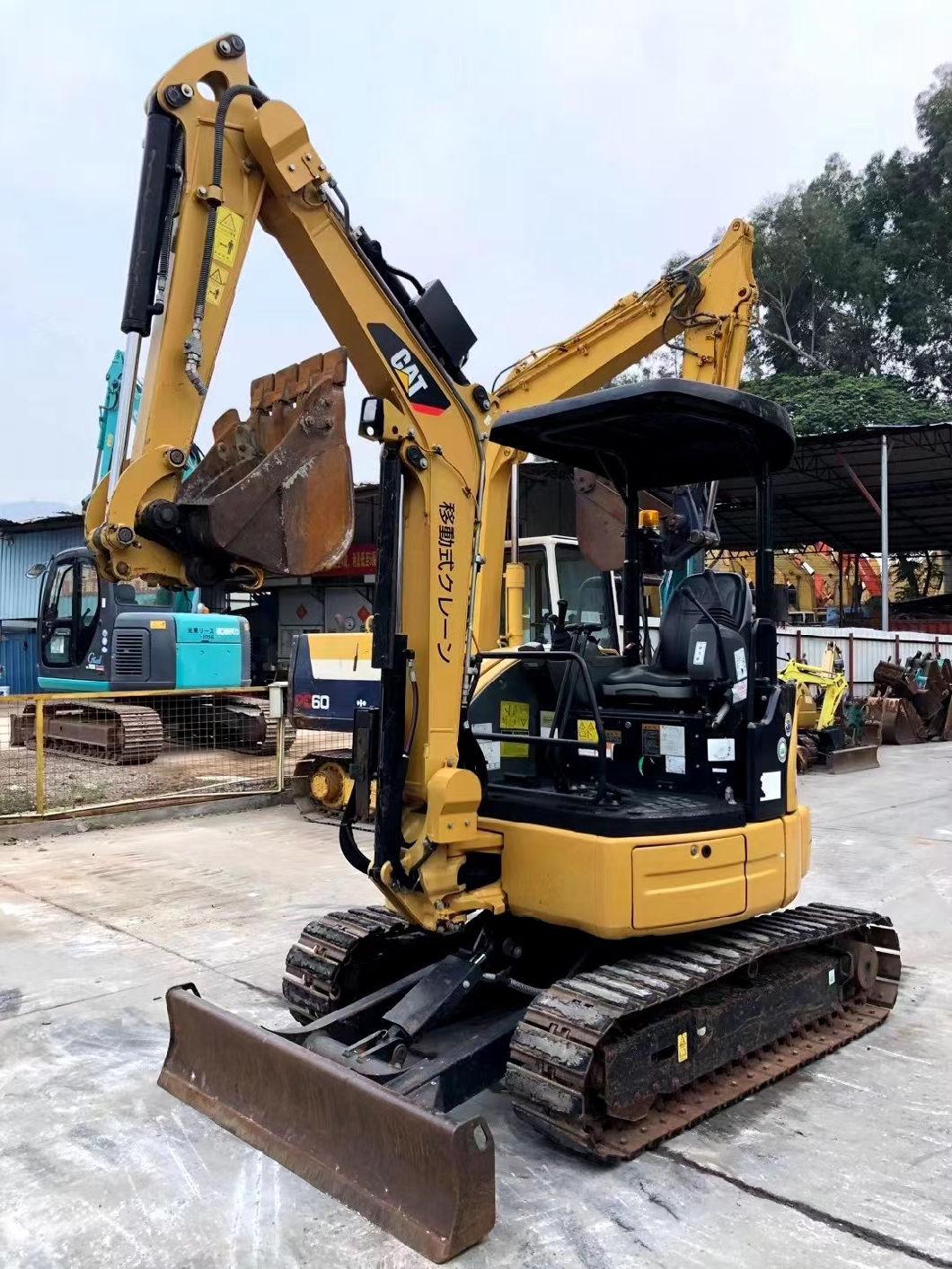 Cat 303e Good Running Condition 3 Ton Used Second Hand Mini Small Crawler Digger Excavator Excavadora Usada Excavatrice Excavators 303 305 306 307 308 Sale 5 T