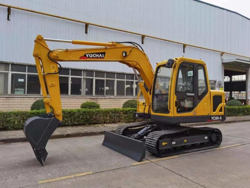 Best Brand in China Yuchai Excavator Yc85-9 with CE Certificate
