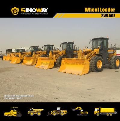 5 Ton Wheel Loader Sinoway Front Wheel Loader with Telescopic Boom