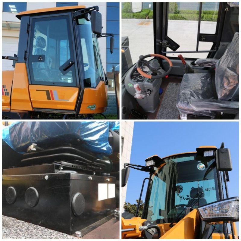 Lugong Brand LG939 Mini Wheel Loader Small Loader with EPA4 Euro 5 Engine, Front End Loader for Earthmoving