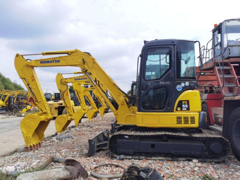 5 Ton Crawler Track Japan Excavators PC55 Used PC35 PC60 PC75 Excavadora Usada Excavatrice Pelle Producto Used Mini Small Excavator Sale Price Machinery Thumb