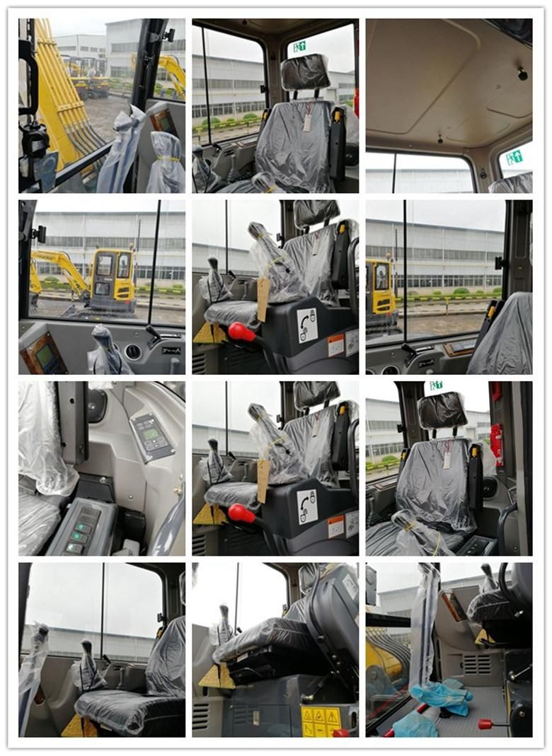Zero Tail Japan Engine Kubota V2403 42.5HP Yuchai 3.5ton/4 Ton Mini Excavator Yc35sr for Sale