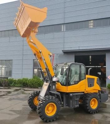 Europe Model CE Certified Earth Moving Machinery 1 Ton 2 Ton Wheel Loader Mini Loader Wheel for Sale