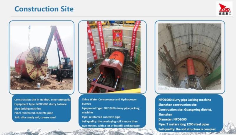 Drill Machine Intermediate Jacking Station with 3000mm Machine for Long Jacking Distance