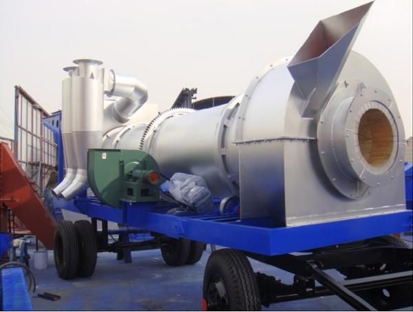 40L-175L Per Hour Bitumen Mixer Mobile Asphalt Mixing Plant