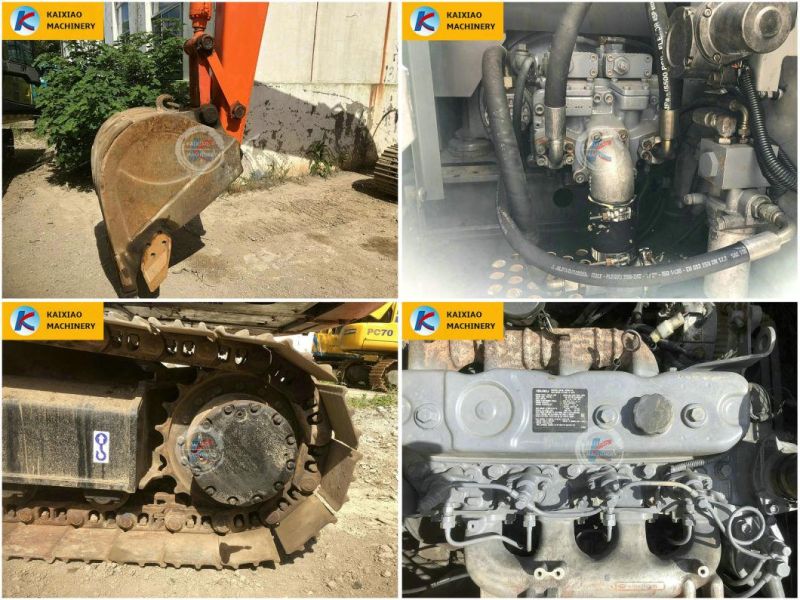 Japanese Used Volvo 140 Komatsu PC120-6 Eo /PC130-7-8 Kobelco Sk140 Hitachi Ex120/Zx 120 Hitachi 12ton /13 Ton/14 Ton Second Hand Excavator with Breaker Line
