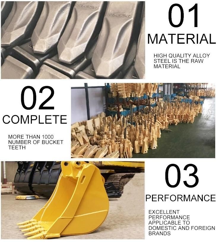 Heavy Machinery Excavator Bucket Teeth 202-70-12130 205-70-19570 RC PC200 RC 205-70-19570