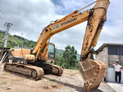 Used Mini Medium Backhoe Excavator Hyundai R225LC-9t Construction Machine Second-Hand