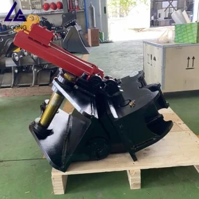 Hydraulic Incline Bucket Coupler for Mini Excavator